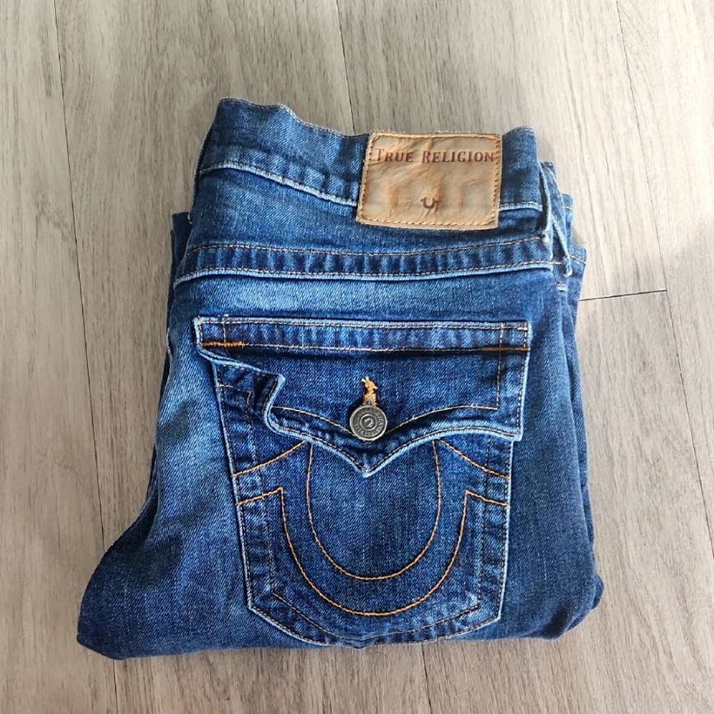 True Religion Men's Blue Jeans